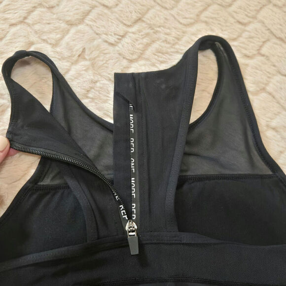 Zyia Black Active One More Rep Padded Sports Bra, Size Small - Picture 4 of 8